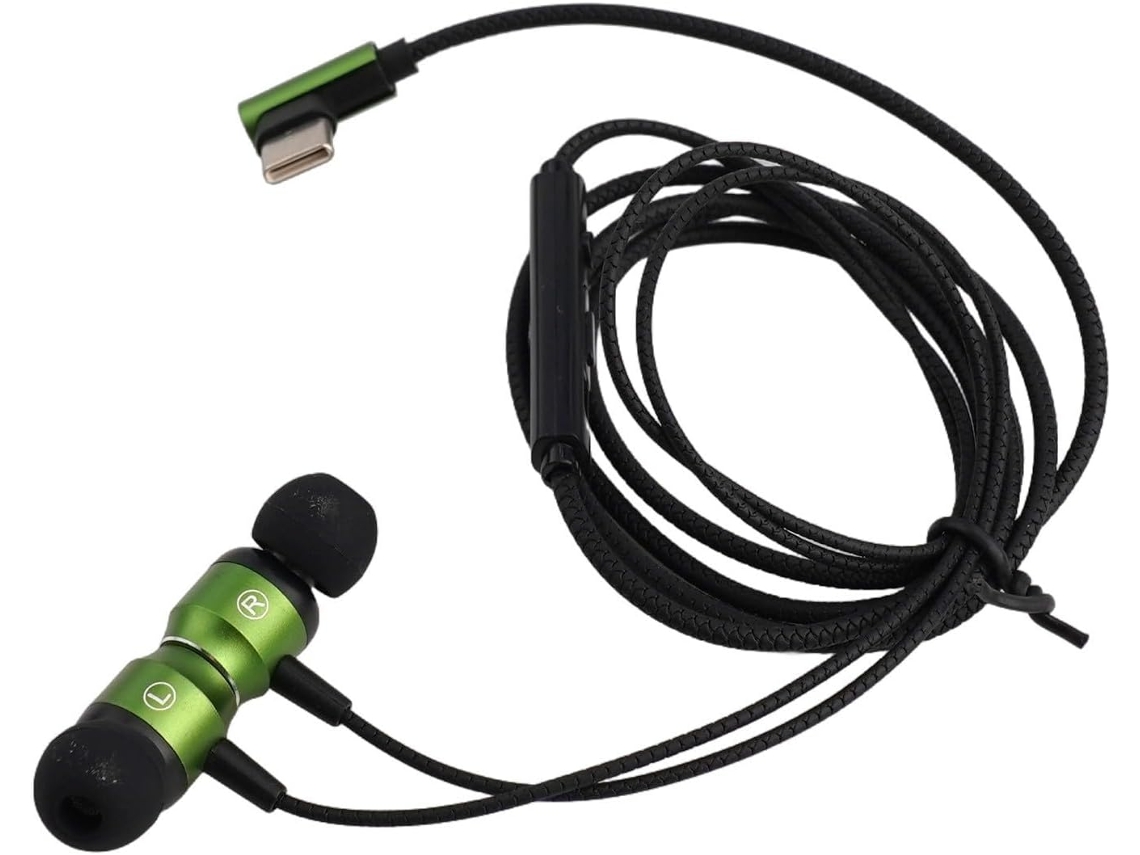 Fones De Ouvido Compactos Com Fio, Cancelamento De Ruído, Graves De Alta Fidelidade E Microfone Embutido, Compatíveis