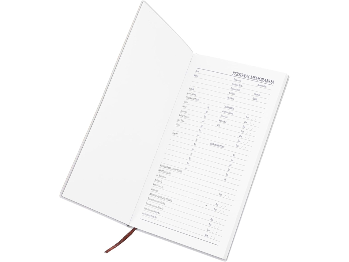 Agenda De Bolso Com Anotações Grossas Para Estudantes, Ferramenta Prática Para Planejamento Diário E Anual.