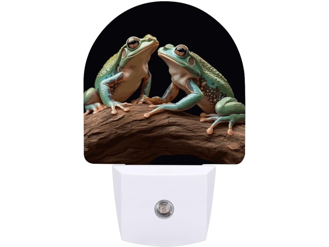 Luminária De Parede Com Sensor Crepuscular, Led 0,5w, Design Moderno