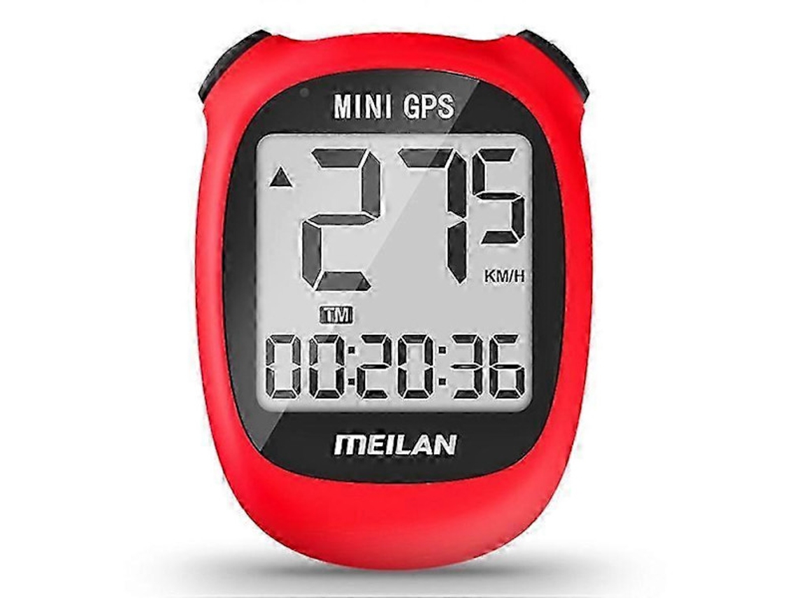 Ciclocomputador Gps, Lcd, Impermeável, Velocímetro, Ipx5, 1,7polegadas, Vermelho