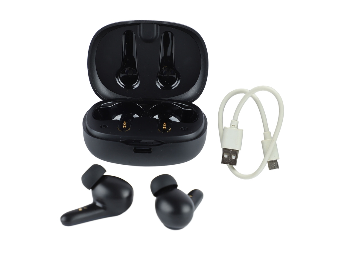 Aetheria audífonos Verdadeiramente Inalámbricos com Cancelamento de Ruído e Baixa Latência Bluetooth Preto