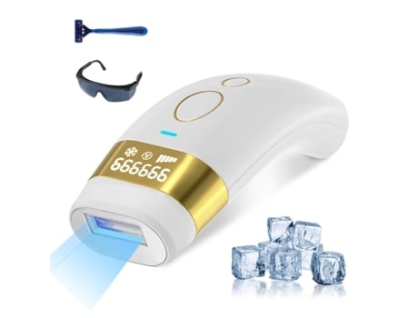 Aparelho De Depilação Ipl Flashes Níveis Ajustáveis