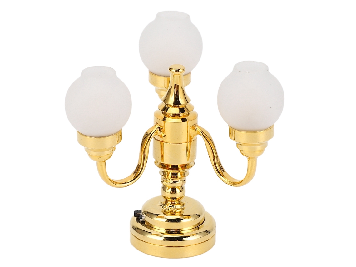 Ats lâmpada de Teto Miniatsura para Casa de Bonecas 1:12, Lâmpada Pendente Led Requintada e Elegante, Decoração