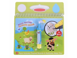 Ats libro de Dibujo Con Água e Lápis para Crianças Meninas Pintura Brinquedo Educativo Presente Fazenda