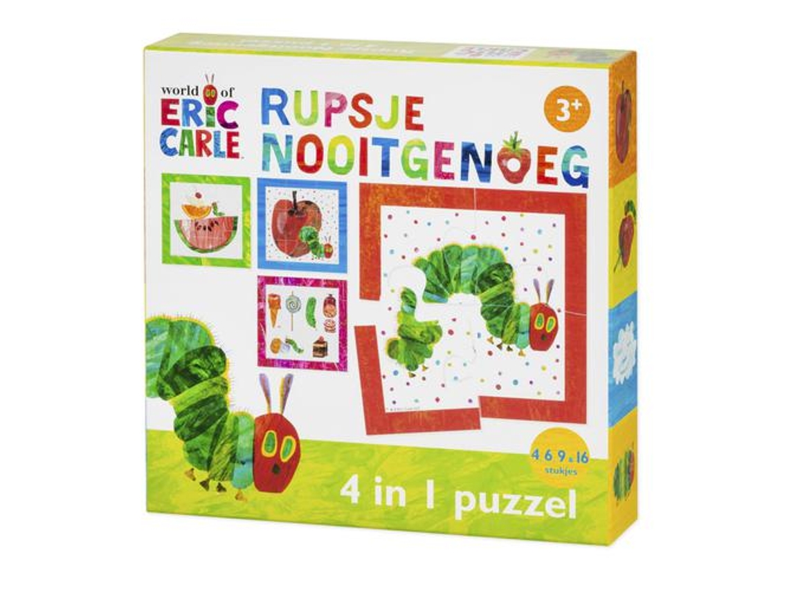 Bambolino Toys The Very Hungry Caterpillar 4-1 Puzzel Puzzle 4 Peças
