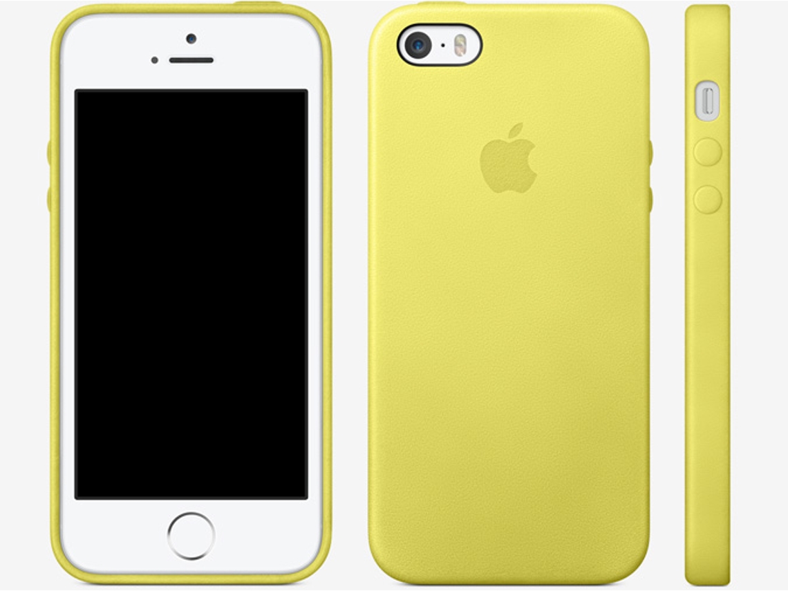 Capa APPLE p/ iPhone 5S Amarelo