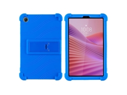 Capa Para Tablet Lurelia, Compatível Com Lenovo Tab One Tb305fu De 8,7"., Azul Escuro, Silicone, Proteção Antiquedas