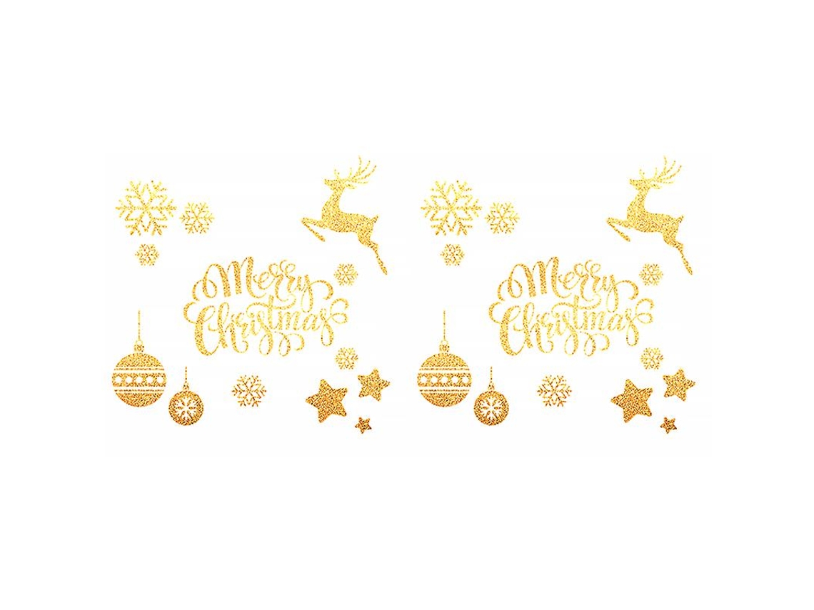 2Un Adesivo de Feliz Natal ALLINLESS