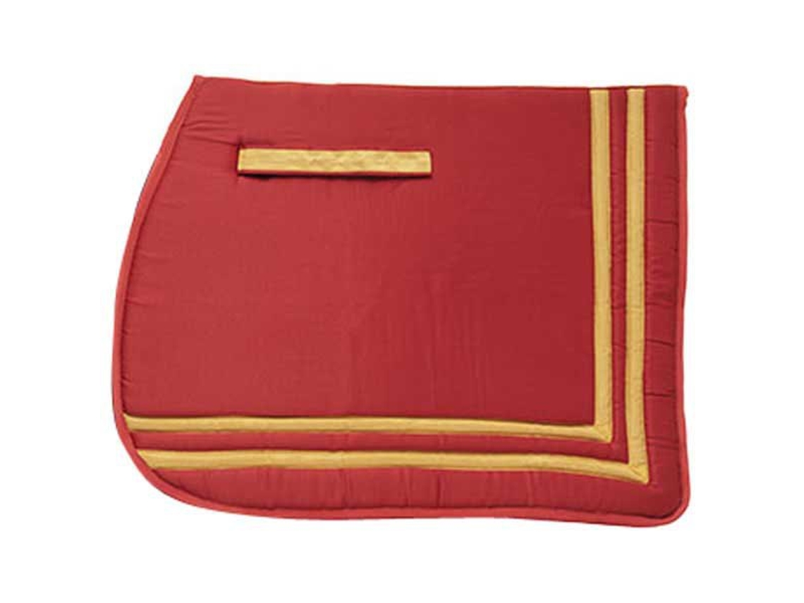 Almofada de Sela para Escola Secundária Lisa Vermelho Fullhispano Hipica