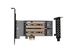 Adaptador M.2 Sata Ssd Ngff Para Pcie Adaptador Dual M.2 Pcie Cartão Adaptador Até 6gbps Plug And Play