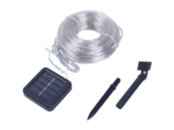 Rebe-lâmpadas Led Solares De Tubo, Luzes Decorativas Para Exterior, Jardim, Paisagem, Festas, Casamentos E Natal