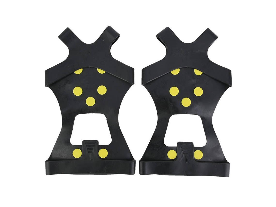 Grips De Gelo Anti-derrapante Com 10 Pontes De Aço Capas Para Sapatos Outdoor Camping Tamanho M
