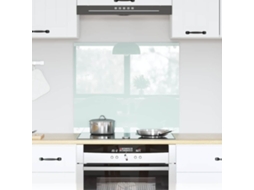 Vidaxl Painel De Cozinha Leite 70 X 60 Cm Vidro Temperado
