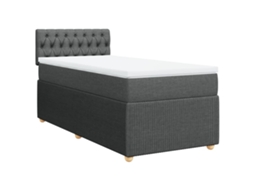 Box Spring Bed, Box Spring Beds Vidaxl Cinzeto Tecido (80 X 200 Cm)