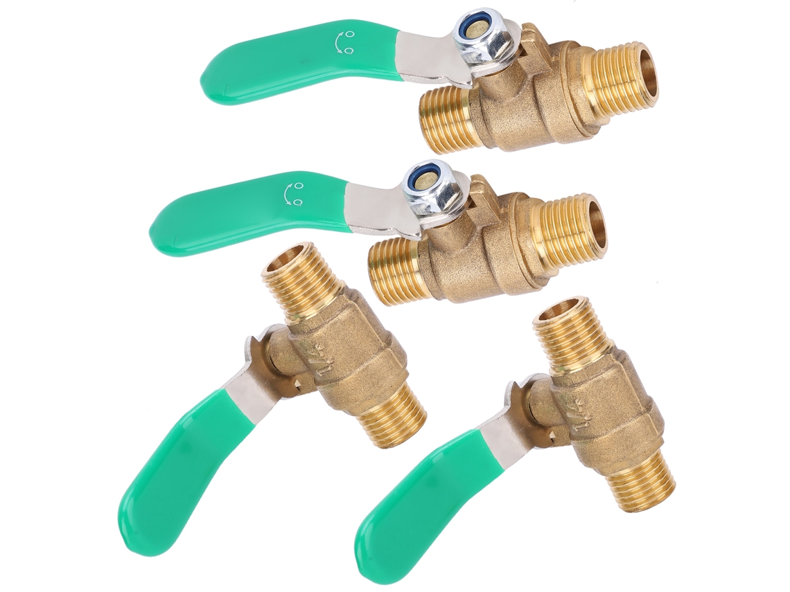 Válvula De Esfera De Latão Com Rosca Dupla External Da Laxiscreed Para Sistemas De Água