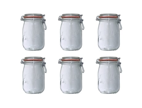 Conjunto de 6 Potes LE PARFAIT (1l)