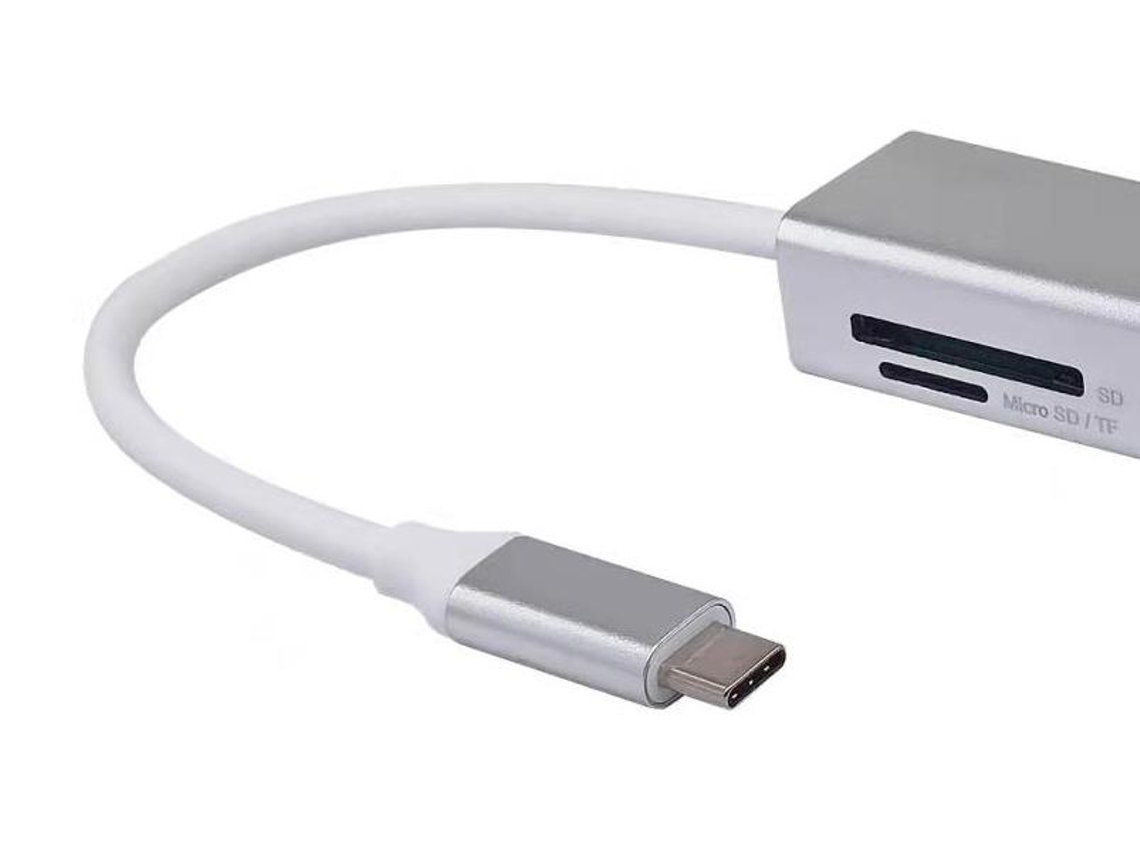 Equip 128958 Hub de Interface Usb 3.2 Gen 1 3.1 Gen 1 Type-C 5000 Mbit/S Prateado