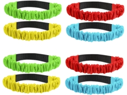 Supvox 8 Peças Faixas Elásticas Para Corrida De Pernas, Tiras Resistentes Ao Desgaste, Acessórios Jogos E