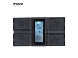 Carregador De Baterias Enel14 De 4 Canais Para Câmeras Nikon D5600 D5500 D5300 D5200 D5100 D3100 D3200 D3300 D3400