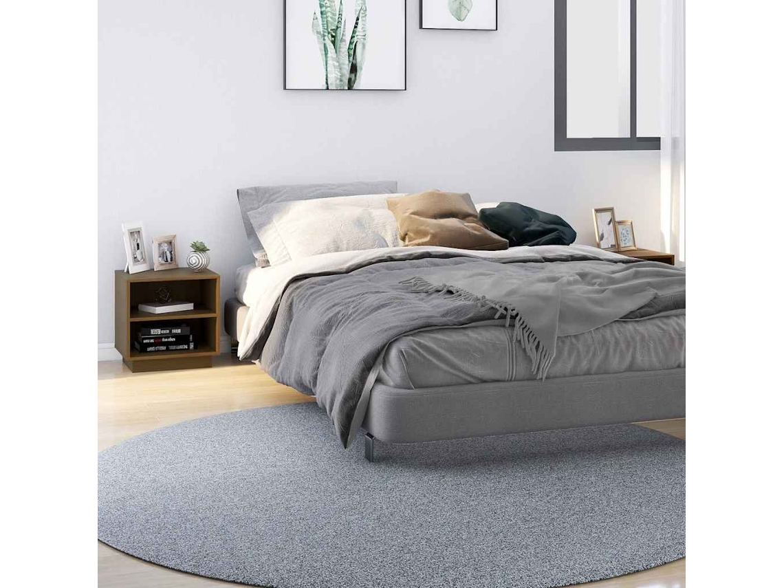 Vidaxl Mesas De Cabeceira 2 Pcs 40x34x40 Cm Pinho Maciço Castanho Mel