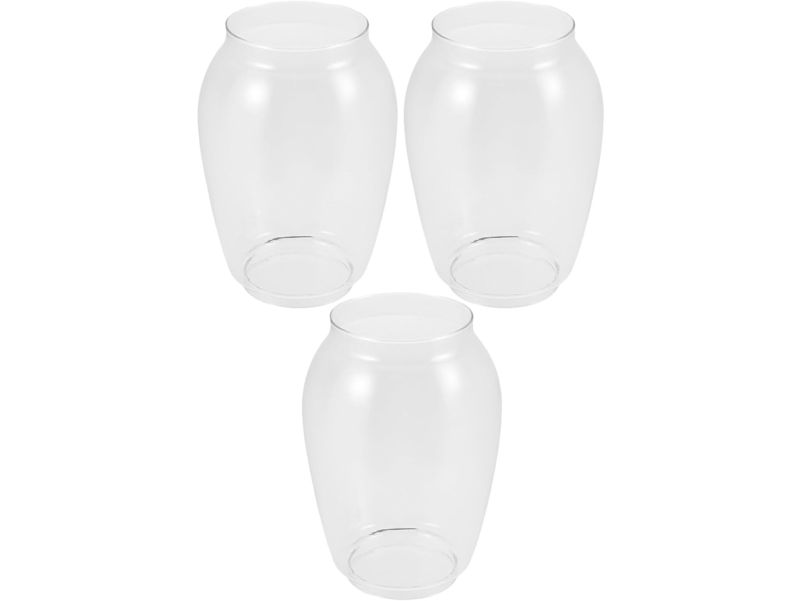 Conjunto de 3 Peças de Vidro Vintage, Duráveis. SFUSHOS