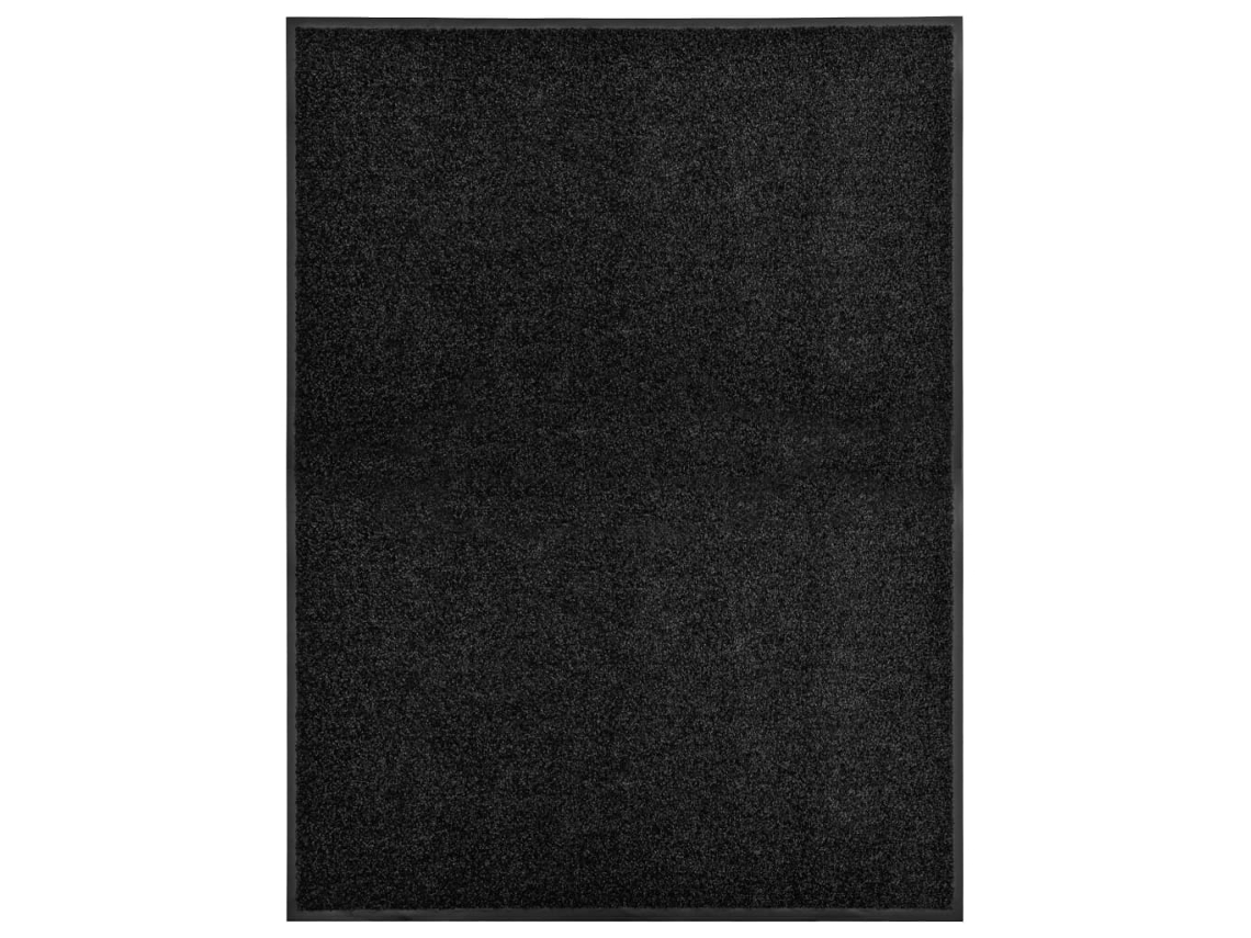 Door Mat, Door Mats Vidaxl Preto Tecido (90 X 120 Cm)