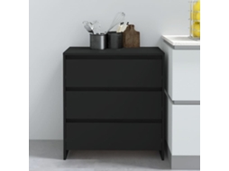 Vidaxl Aparador 70x41x75 Cm Derivados De Madeira Preto