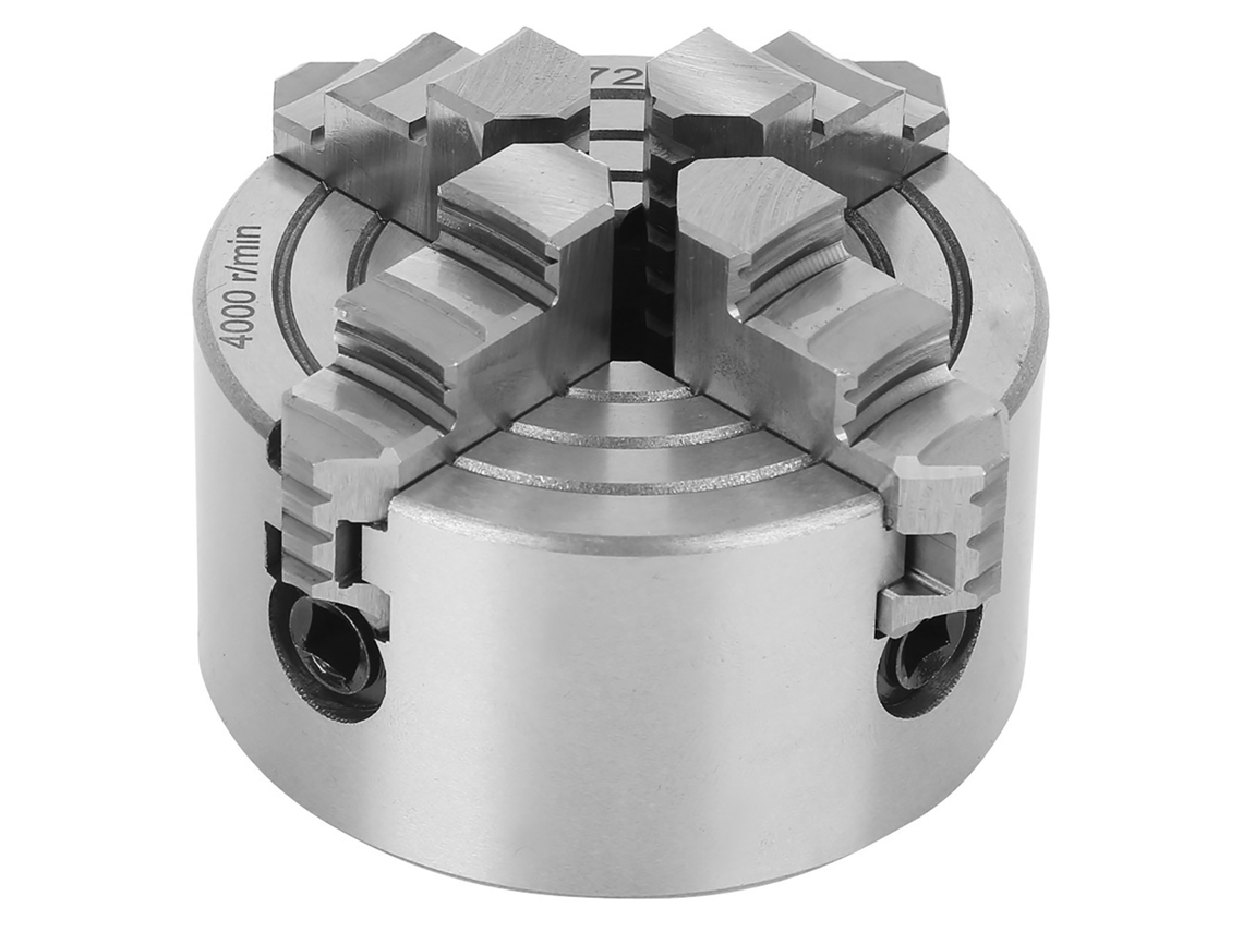 Morsa De 4 Mandíbulas Independente Laxiscreed Para Tornos Com Base De Ferro Fundido Resistente