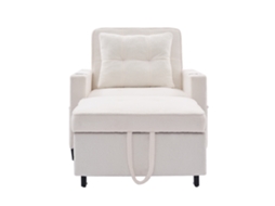 Sofá Cama 3 Em 1 Expandível Com Porta-copos E Conexão Usb, Ideal Para Espaços Pequenos Como Poltrona E Cama