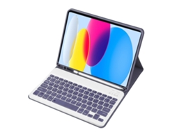 Capa Com Teclado Bluetooth Slot Caneta Para Ipad Pro 10.5 Pol. Layout Pt