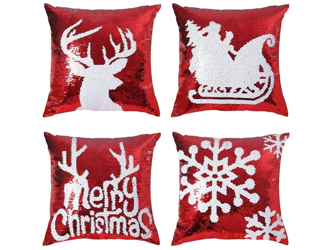 Fronha de Almofada de Natal, 4 Peças, Decoração Natal, Casa, Sofá Nova Line