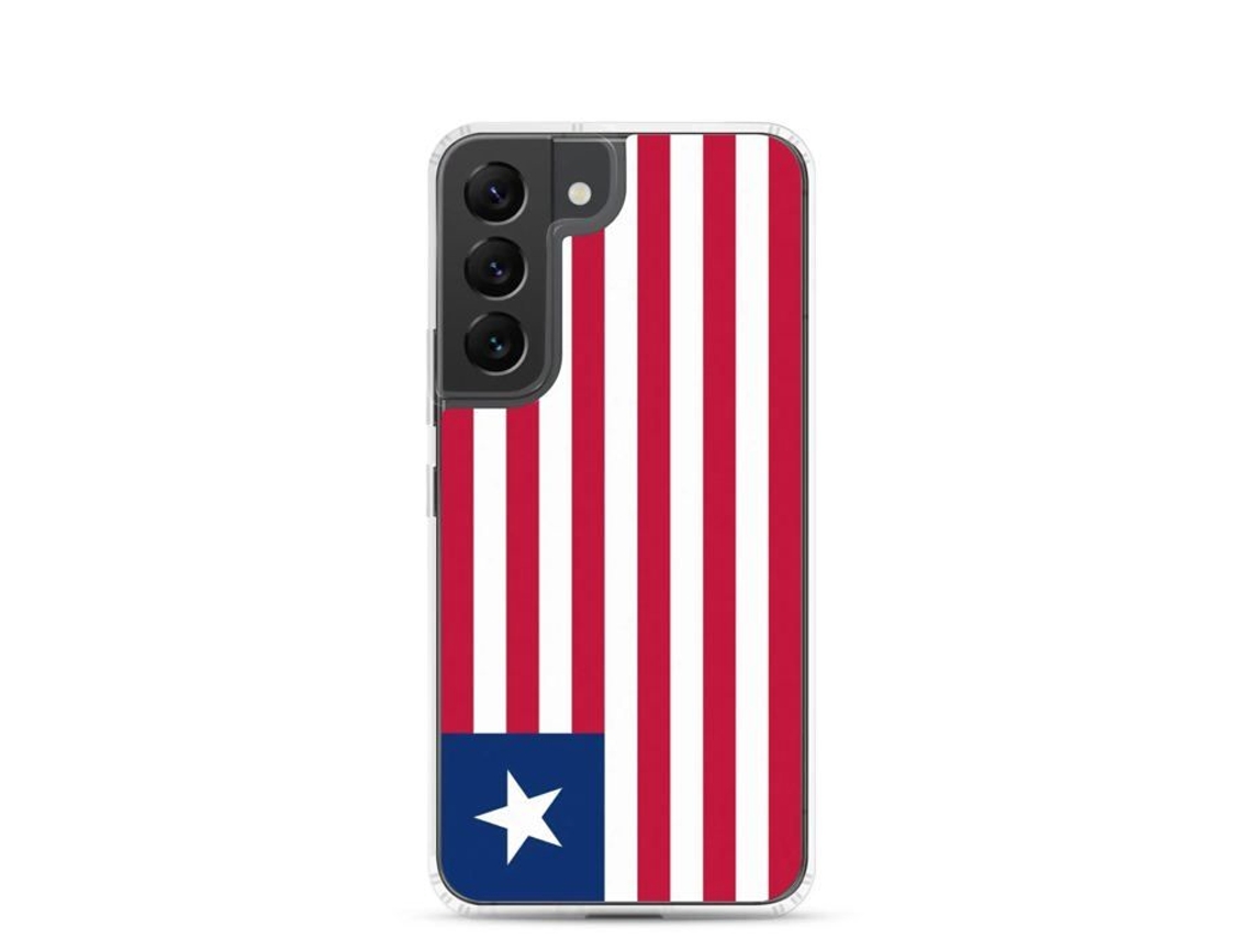 Capa Para Samsung Galaxy S20 Plus, Bandeira Da Libéria, Flexível, Multicolorida