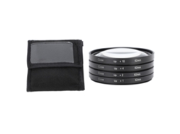 Kit De Filtros De Cierre Macro 4 En 1 +1 +2 +4 +10 Lente De Cristal Óptico Com Capa Para Câmera Digital 62mm