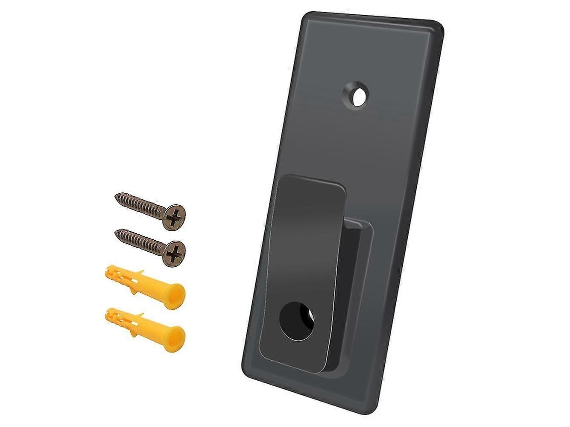 Gancho De Parede Para Fixação De Aspirador, Plástico Preto, Compatível Com Shark Rocket, Com Parafusos E Buchas