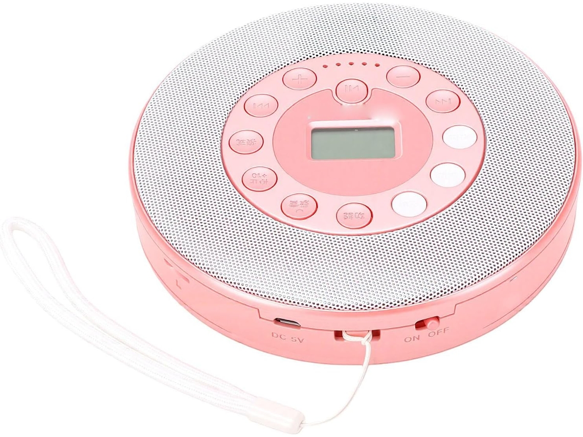 Leitor Cd Portátil Tosuny Com Bluetooth E Alto-falante, Bateria Recarregável De 2000 Mah, Microfone Embutido