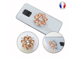 Suporte Para Celular - Ph26 - Vivo Y12 - Dobrável - Rosa Diamante E Branco - Visualização De Vídeo-aquaforge