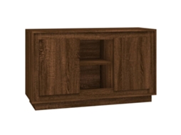 Sideboard, Sideboards Vidaxl Marrom Madeira Processada (n/a)
