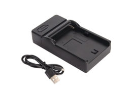 Carregador de Bateria EOOCOO para câmeras, USB 5V