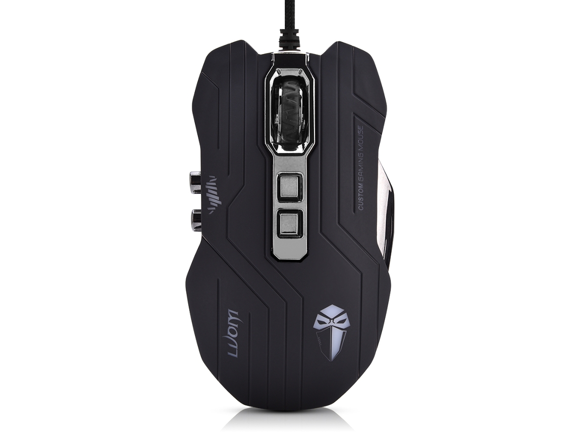Rato Gamer (programável 3200dpi) marca Autorizada Luom G5 Rato Gamer Com Fio Programável (preto)