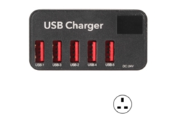 Carregador Usb LAXISCREED 5 Portas 48w Rápido
