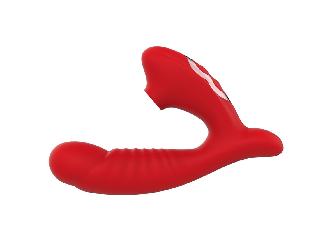 Vibrador De Massagem De Suco Multifrequncia Para Mulheres (vermelho) Yizhood