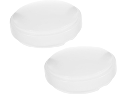 Conjunto de 2 Peças de Capas Plásticas para Lâmpadas de Teto Embutidas. SFUSHOS