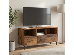 Vidaxl Gabinete para Tv com Gaveta Madeira Antiga 102 X 34,5 X 50 Cm