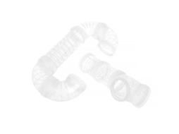 Jaula Para Hámster Hokarua (2 Unidades), Tubo Deportivo Externo, Tubo De Plástico Para Hámster (blanco)