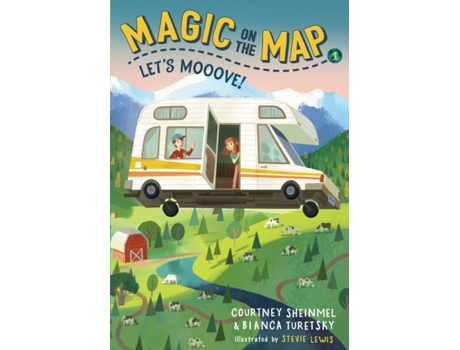 Livro Magic on the Map 1 Lets Mooove! de Courtney Sheinmel e Bianca Turetsky (Inglês)