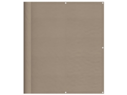 Balcony Screen, Balcony Screens Vidaxl Cinzento-acastanhado Poliéster (120 X 700 Cm)