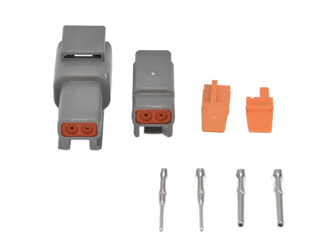 Laxiscreed Conector Elétrico Impermeável De 2 Pinos Compatível Com Dtm Para Instalação Segura