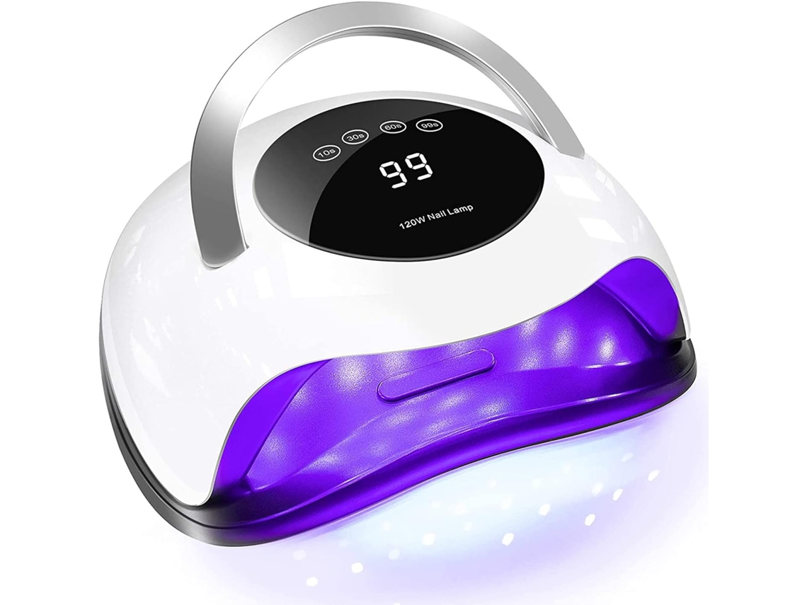 Lâmpada/ventilador Para Secagem De Esmalte Em Gel, Lâmpada Uv Led Para Unhas, Máquina De Cura E Secagem De 120w