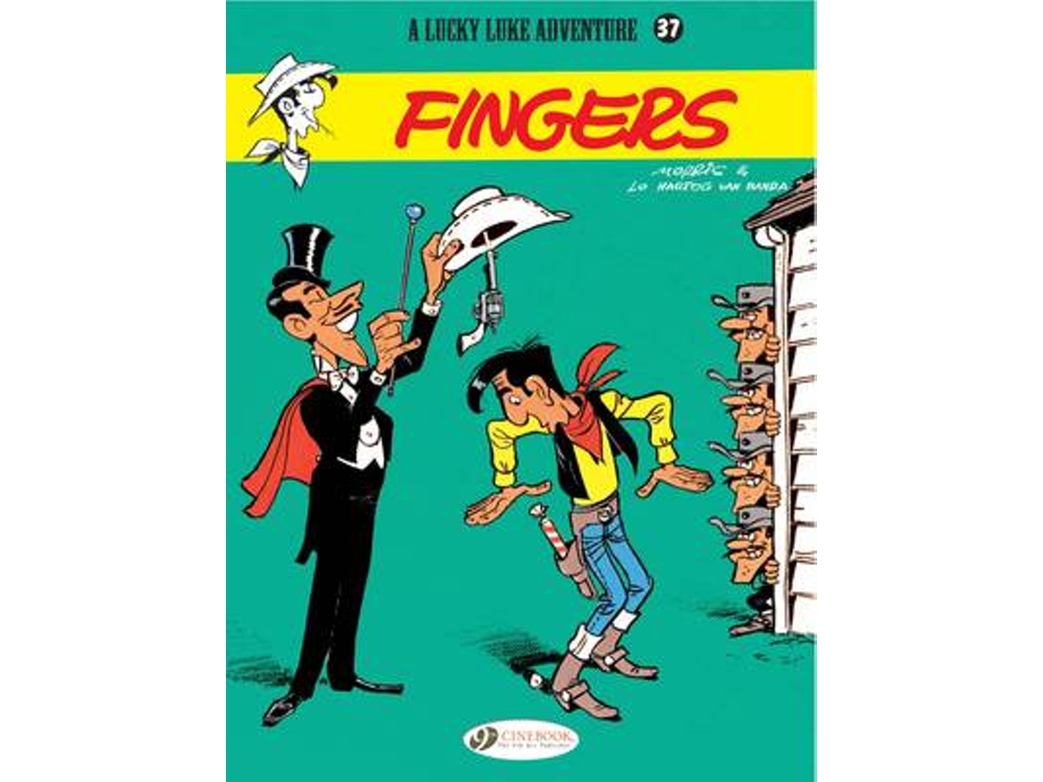 Livro Lucky Luke 37 - Fingers de Morris-Art-Van (Inglês)
