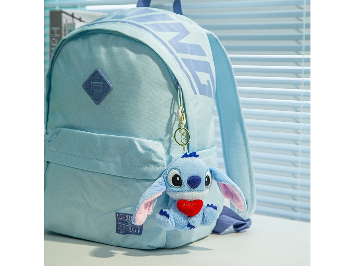 Pelúcia Stitch Sakura Roxo Abraçando Coração Love Brinquedo de Pelúcia CHABERLU